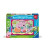 Ravensburger - Puzzle familia Peppa Pig 2x24 piese - RVSPC04184