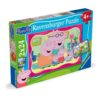 Ravensburger - Puzzle familia Peppa Pig 2x24 piese - RVSPC04184