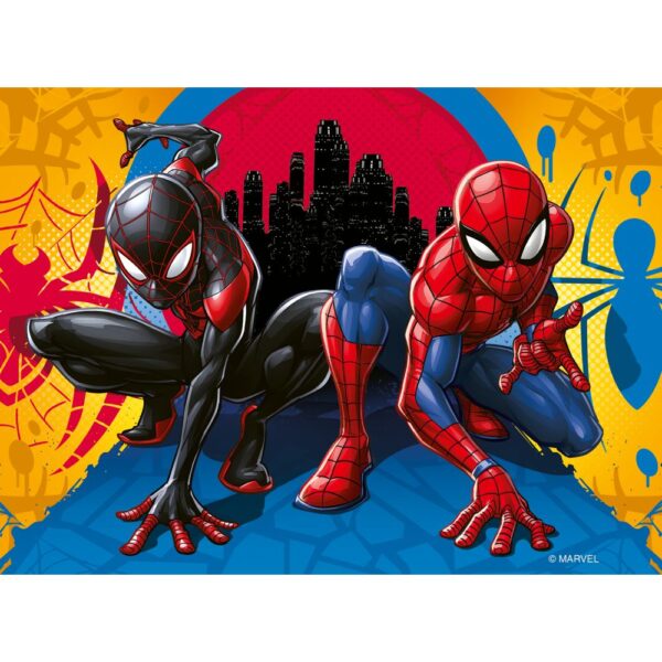Ravensburger - Puzzle Marvel Spiderman 4 buc in cutie 12 16 20 24 piese - RVSPC04201