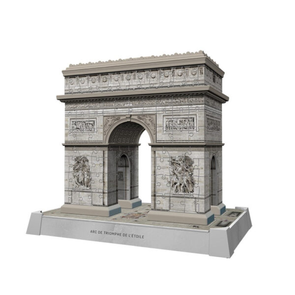 4005555080299_CAT Ravensburger - Puzzle 3D iconic Arcul de Triumf cu LED 216 piese model de colectie in miniatura - RVS3D08029