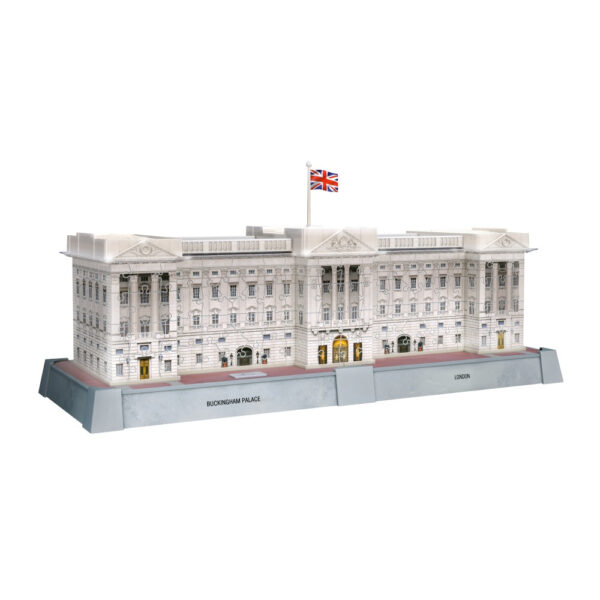 Ravensburger - Puzzle 3D iconic Palatul Buckingham cu LED 216 piese model de colectie in miniatura - RVS3D08031