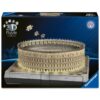 4005555080343_FRONT_3D Ravensburger - Puzzle 3D iconic Colosseum cu LED 216 piese model de colectie in miniatura - RVS3D08034