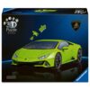Ravensburger - Puzzle 3D iconic Lamborghini Huracan EVO verde 108 piese model de colectie - RVS3D08037