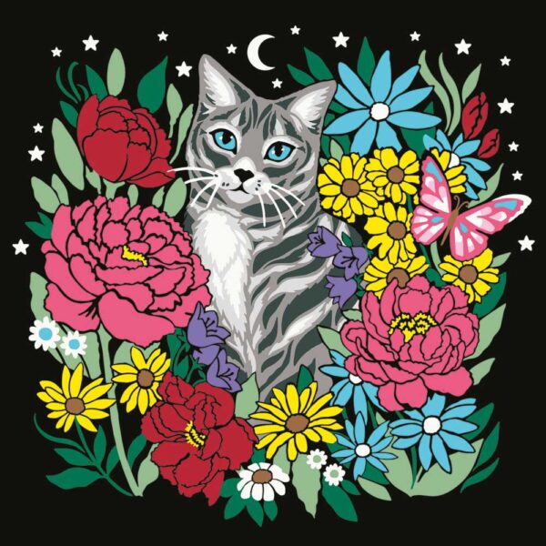 Ravensburger - CreArt pictura pe numere pentru adulti editie Pixie Cold pisica - RVSPBN25855