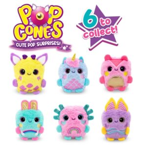 Craze - Jucarie de colectie Pop Cones animalute din plus 15 cm cu surpriza in cutia de Popcorn diverse modele - CRZ68892