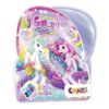 Craze - Galupy figurina Unicorn curcubeu cu aripi sclipitoare si coroana decorata cu un cristal Swarovski - CRZ69578