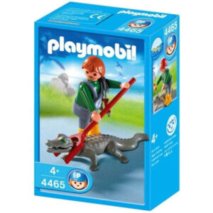 Playmobil - Ingrijitor zoo cu crocodil - PM4465