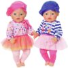 Zapf - BABY born Colectia hainute fashion: rochita, colanti si bereta diverse modele - ZF824528