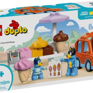 LEGO® DUPLO Bluey 10458 - Vizita cu Blue la furgoneta de inghetata