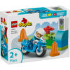 LEGO DUPLO - Motocicletă albastră de poliție 10471, 11 piese