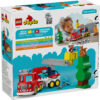 LEGO DUPLO - Camion de pompieri cu furtun și pompier 10473, 28 piese
