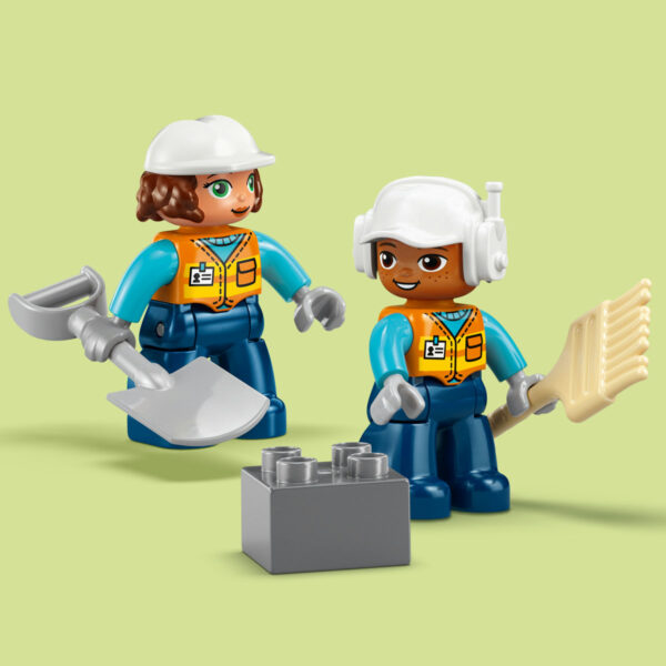 LEGO DUPLO - Șantier și vehicule de construcții 3 în 1 10476, 84 piese