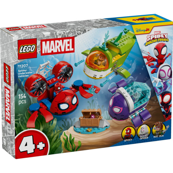 LEGO Marvel Super Heroes - Spidey: Vehicule subacvatice 11207, 154 piese