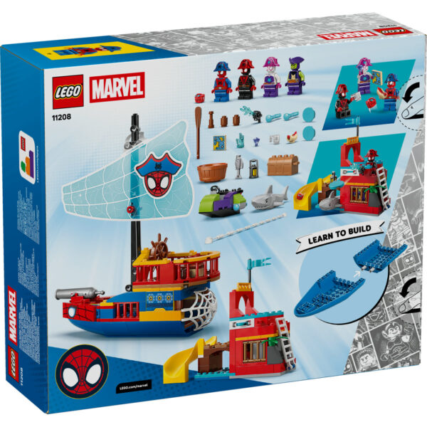 LEGO Marvel Super Heroes - Corabia de pirați a echipei lui Spidey 11208, 201 piese