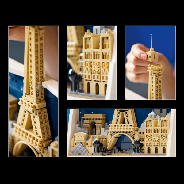LEGO Architecture - Oraşul iubirii 21064, 958 piese