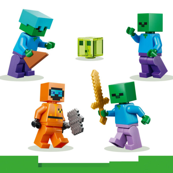 21587-lego-minecraft-4 LEGO Minecraft - Temniţă cu zombi 21587, 284 piese