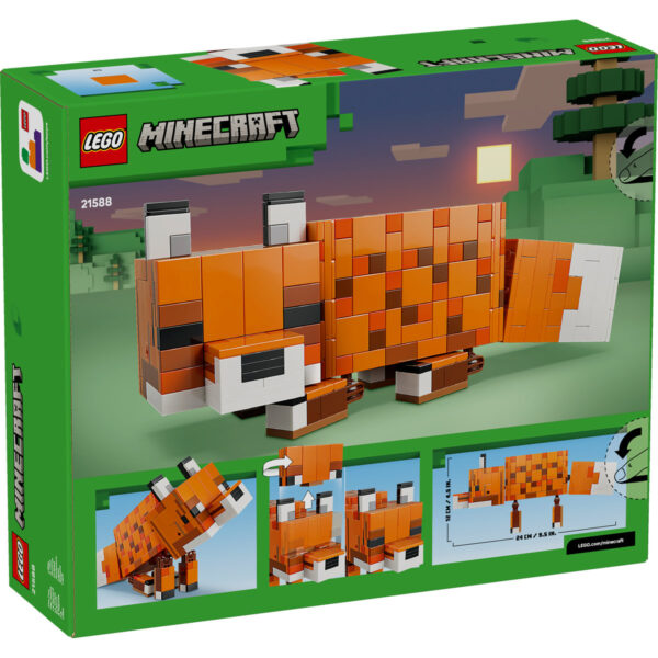 LEGO Minecraft - Vulpea 21588, 497 piese