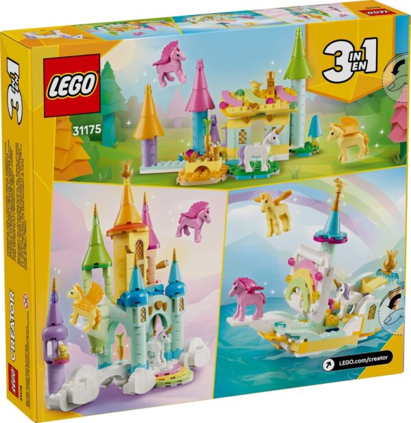 31175_box5_v39 Lego Creator 31175 - Castel cu unicorni