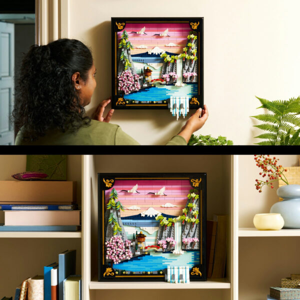 LEGO Art - Peisaj cu flori de cireş japonez 31218, 1892 piese