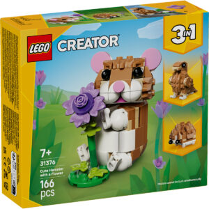 LEGO Creator - Hamster adorabil cu o floare 31376, 166 piese