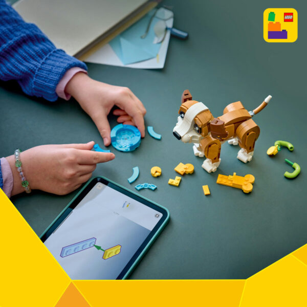 LEGO Creator - Animale adorabile: Cățeluș jucăuș 31382, 336 piese