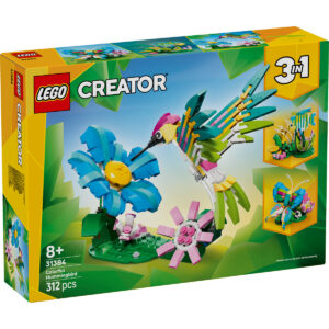 LEGO Creator - Animale sălbatice: Colibri colorat 31384, 312 piese
