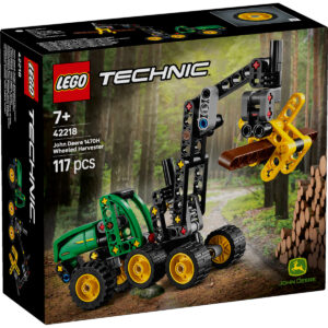 LEGO Technic - Utilaj de tăiat și stivuit copaci John Deere 1470H 42218, 117 piese