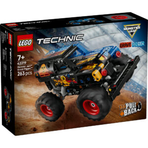 LEGO Technic - Monster Jam™ Grave Digger™ Foc și gheață 42219, 263 piese