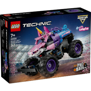 LEGO Technic - Monster Jam™ Sparkle Smash™ cu motor cu arc 42220, 243 piese