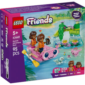 LEGO Friends - Barcă-axolotl pentru aventuri 42681, 95 piese