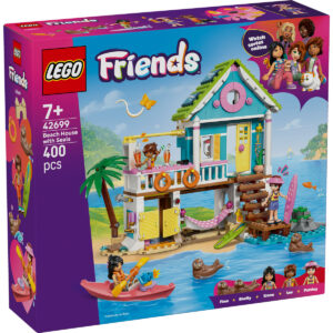 LEGO Friends - Casă pe plajă cu foci 42699, 400 piese