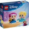 LEGO Disney - Miniprințesele Anna și Elsa 43284, 65 piese