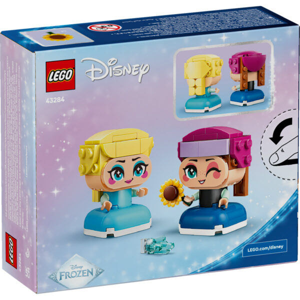 LEGO Disney - Miniprințesele Anna și Elsa 43284, 65 piese