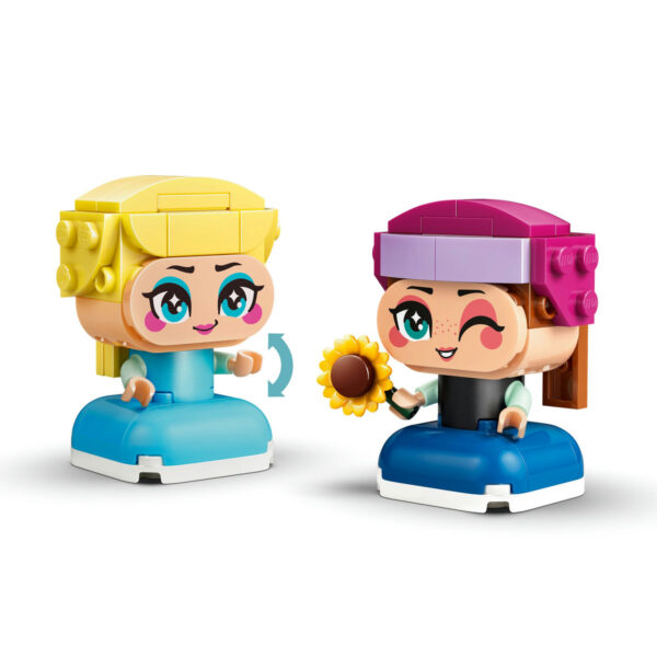 LEGO Disney - Miniprințesele Anna și Elsa 43284, 65 piese