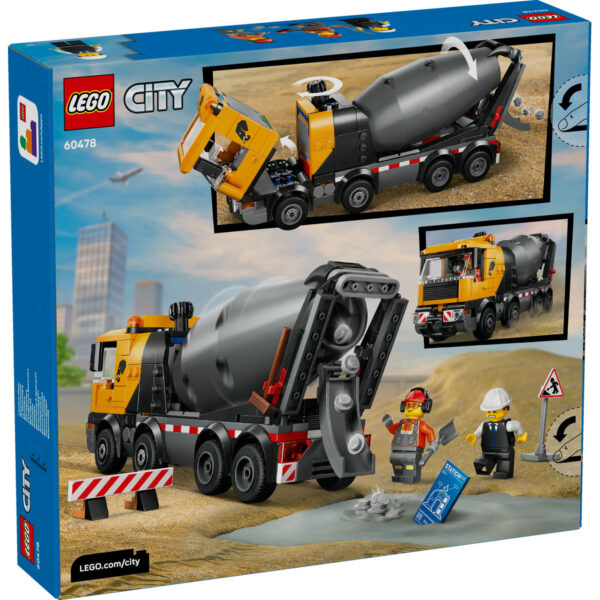 LEGO City - Autobetonieră 60478, 371 piese
