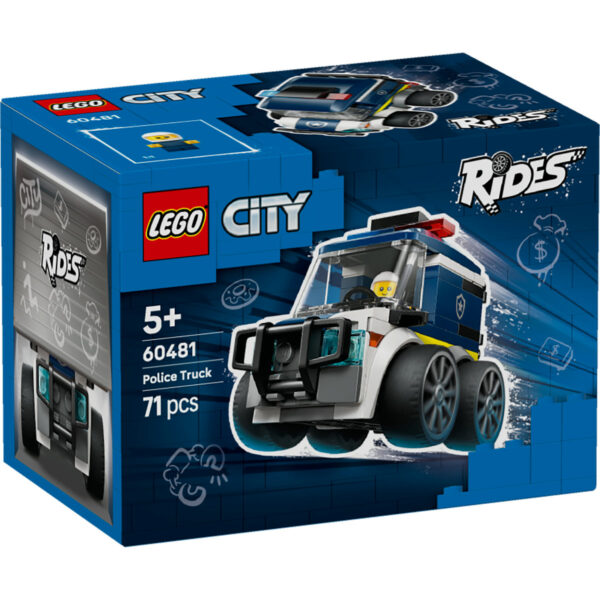 LEGO City - Vehicule – Camionetă de poliție 60481, 71 piese