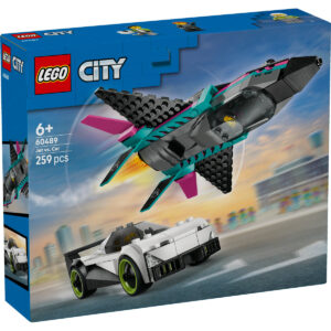 LEGO City - Avion cu reacție vs mașină 60489, 259 piese