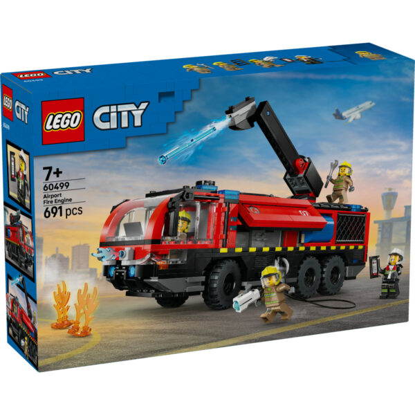 LEGO City - Autospecială de pompieri la aeroport 60499, 691 piese
