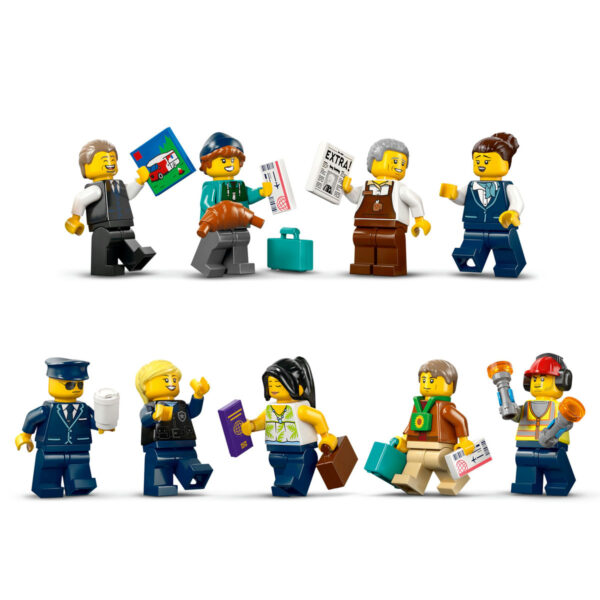 LEGO City - Aeroport cu avion 60502, 887 piese