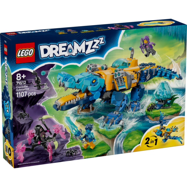 LEGO DREAMZzz - Submarin crocodil 71512, 1107 piese