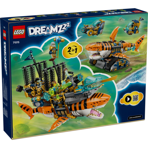 LEGO DREAMZzz - Tancul tigru-rechin 71515, 1548 piese