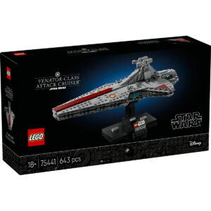 LEGO Star Wars - Crucișătorul de atac din clasa Venator 75441, 643 piese
