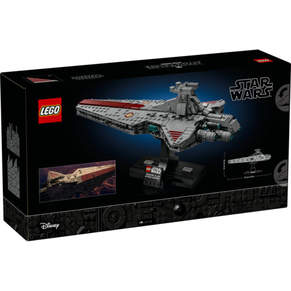 LEGO Star Wars - Crucișătorul de atac din clasa Venator 75441, 643 piese