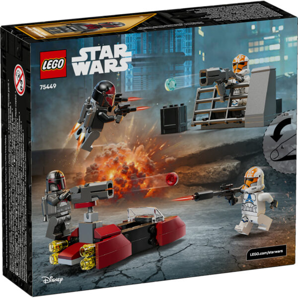 LEGO Star Wars - Pachet de luptă Asediul de pe Mandalore 75449, 116 piese