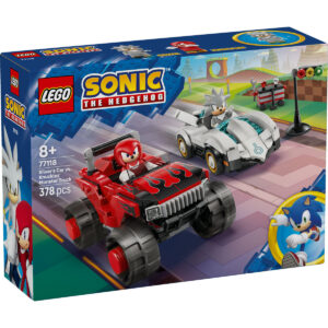 LEGO Sonic the Hedgehog - Mașina lui Silver vs Camionul gigant al lui Knuckles 77118, 378 piese
