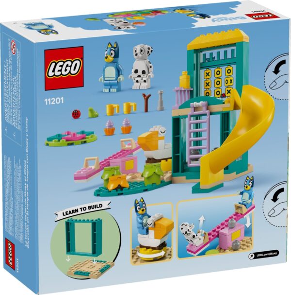 LEGO® Bluey - Distractie la locul de joaca cu Blue si Chloe 11201, 104 piese