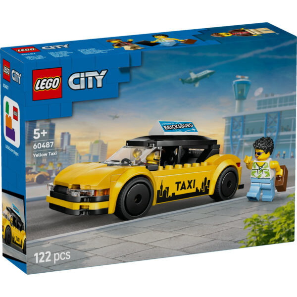LEGO City - Taxi galben 60487, 122 piese