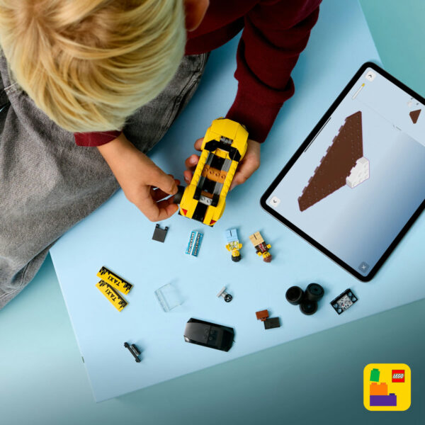 LEGO City - Taxi galben 60487, 122 piese