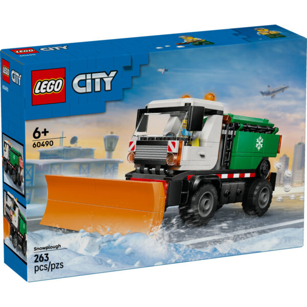 60490-lego-city-1 LEGO City - Vehicul cu plug de zăpadă 60490, 263 piese