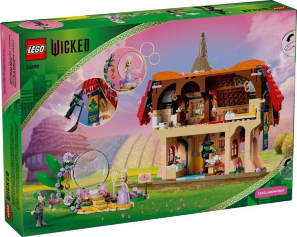 Lego Wicked 75690 - Glinda și Elphaba vizitează Munchkinland, 744 piese